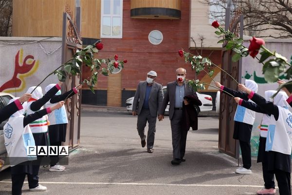 کاشت نهال میوه در روز درختکاری