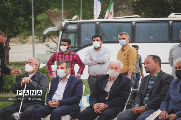 رونمایی از تندیس شهید سپهبد حاج قاسم سلیمانی در شهرستان امیدیه