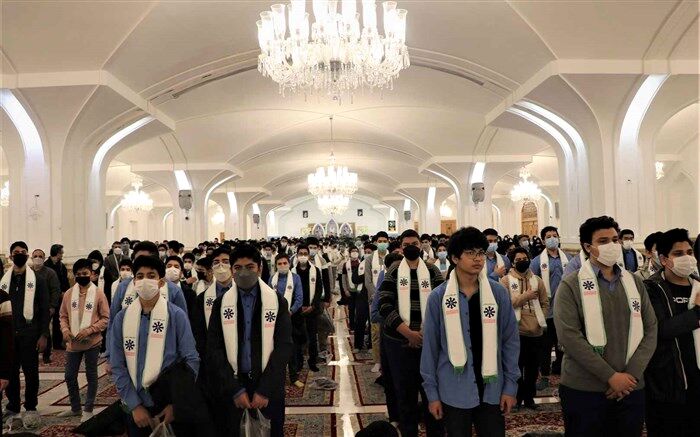 برگزاری جشن تکلیف ۴۰۰ دانش‌آموز پسر مدارس سمپاد مشهد