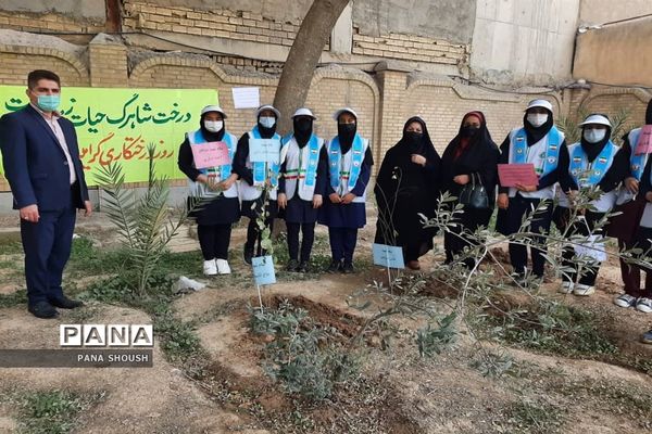 آیین هفته درختکاری در شهرستان شوش