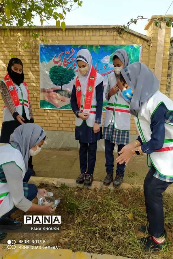 آیین هفته درختکاری در شهرستان شوش