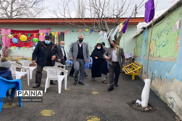 بازدید شهردار جدید رودهن  از مدارس روستایی
