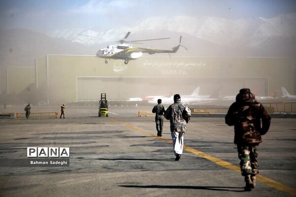 رزمایش مشترک امداد هوایی شهر تهران