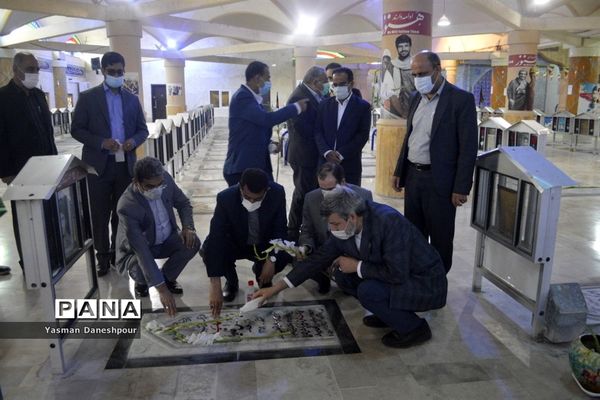 تجدید میثاق سرپرست معاونت پرورشی و فرهنگی وزارت آموزش و پرورش با آرمان های مقدس شهدا در بوشهر