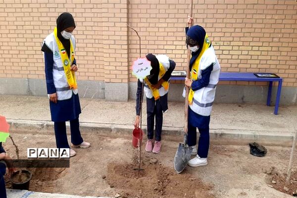 برگزاری مراسم جشن نیکوکاری  و روز درختکاری در شهرستان ورزنه