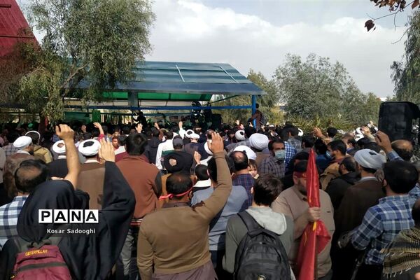 تشییع پیکر شهید مدافع حرم «احسان کربلایی پور» در قم