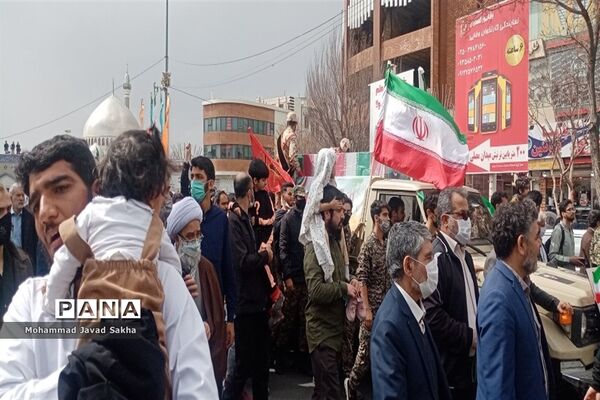 تشییع پیکر شهید مدافع حرم «احسان کربلایی پور» در قم