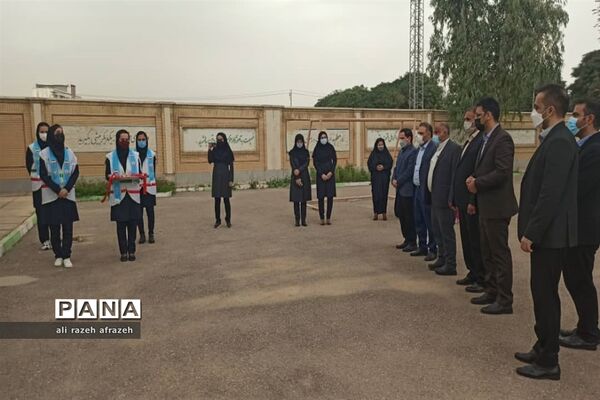 نمایشگاه دستاوردها و توانمندی‌های هنرجویان نرجس خاتون در اندیمشک