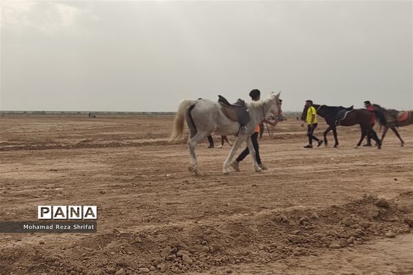 برگزاری اولین دوره مسابقات اسب‌سواری در شهرستان امیدیه