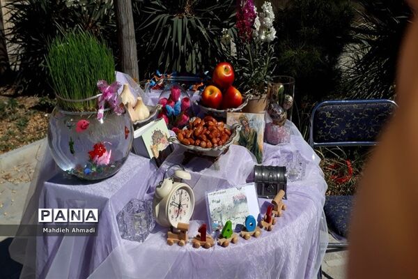 مسابقه هفت‌سین نوروزی در کاروانسرای حاج کمال شهرستان رباط‌کریم