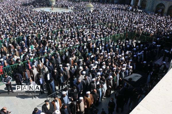 تشییع پیکر آیت الله علوی گرگانی در قم