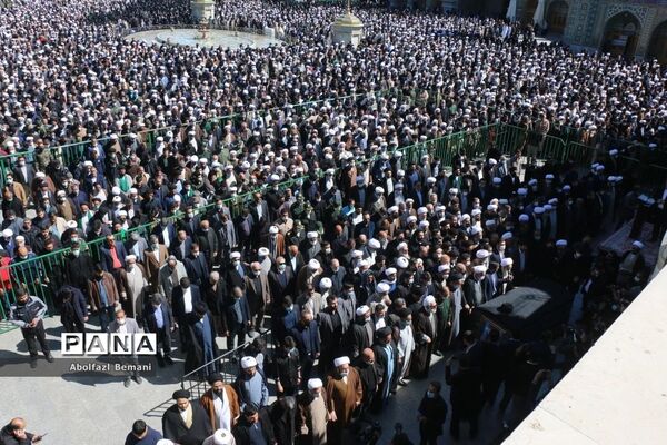 تشییع پیکر آیت الله علوی گرگانی در قم
