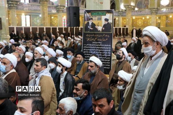 تشییع پیکر آیت الله علوی گرگانی در قم