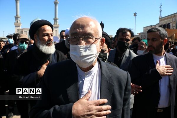 تشییع پیکر آیت الله علوی گرگانی در قم