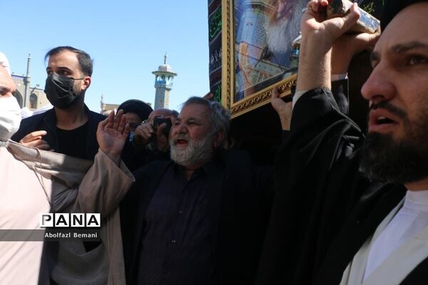 تشییع پیکر آیت الله علوی گرگانی در قم