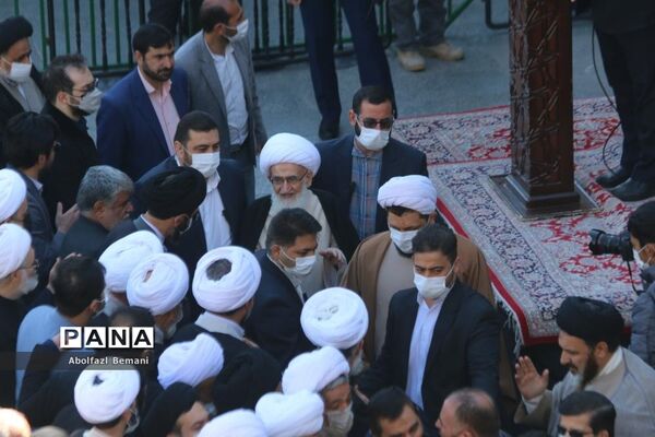 تشییع پیکر آیت الله علوی گرگانی در قم