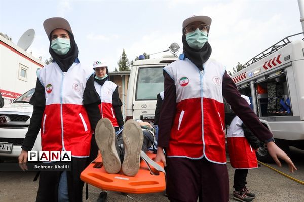 مانور عملیاتی امداد و نجات دانش‌آموزی طرح ملی دادرس