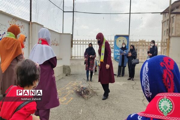 برگزاری جشن‌ چهارشنبه سوری در مدرسه حضرت زهرا(س) رودهن