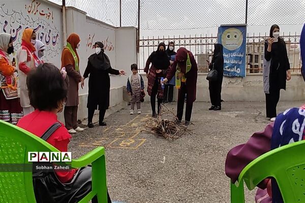 برگزاری جشن‌ چهارشنبه سوری در مدرسه حضرت زهرا(س) رودهن