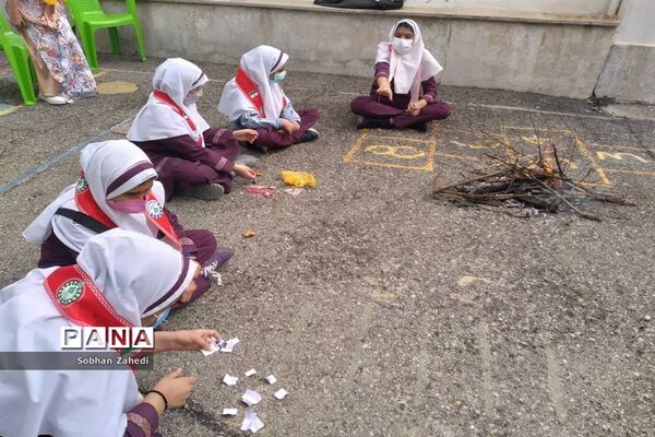 برگزاری جشن‌ چهارشنبه سوری در مدرسه حضرت زهرا(س) رودهن