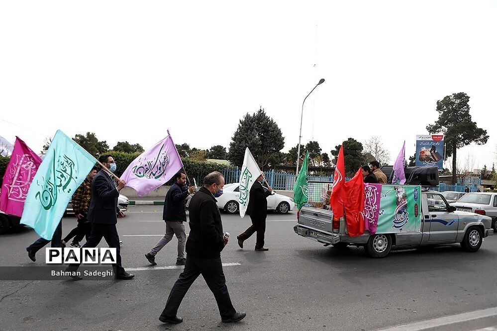 کاروان پیاده‌روی دانش‌آموزی «مهدی یاوران»