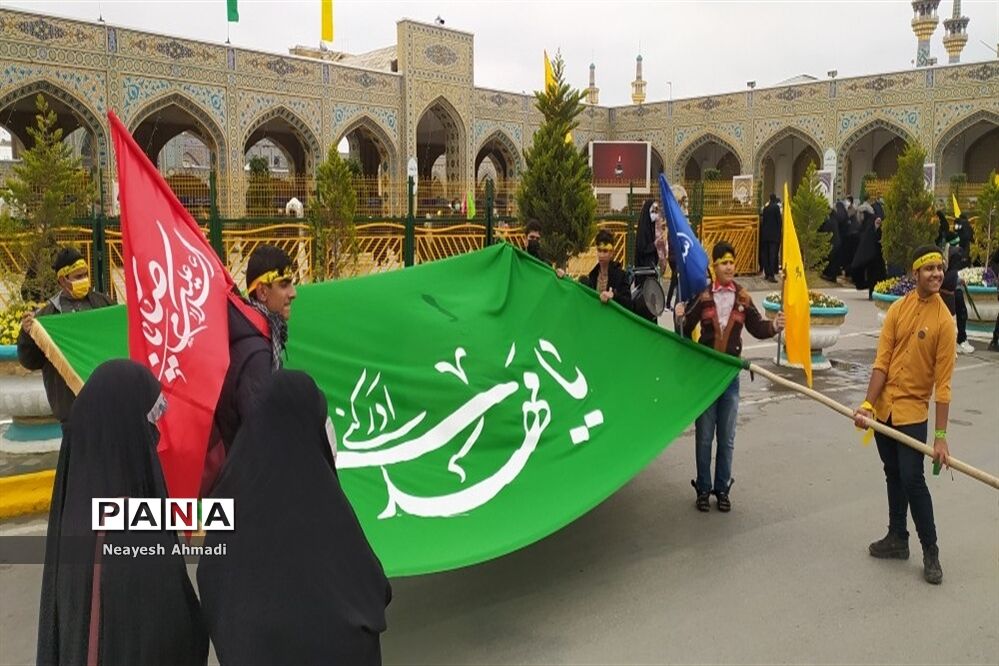 اجتماع دانش‌آموزی مهدی یاوران در مشهد