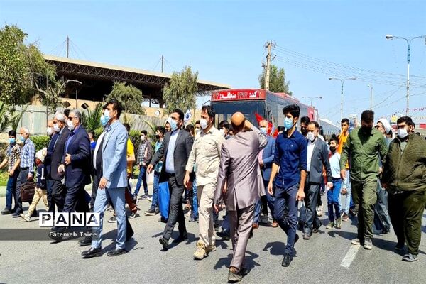 برگزاری آیین مهدی یاوران در اهواز