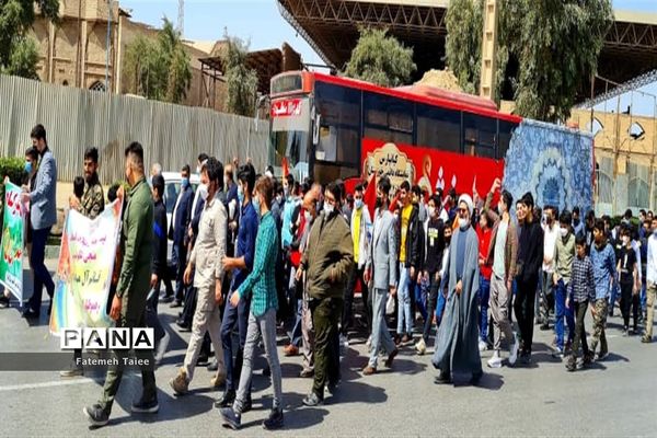 برگزاری آیین مهدی یاوران در اهواز