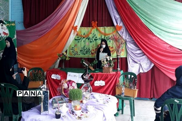 مراسم جشن نیمه شعبان در دبیرستان دخترانه شاهد فردوس اندیمشک