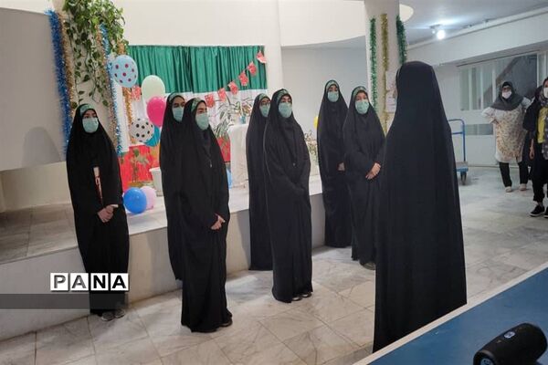 اجرای سرود انصاری‌ها به‌مناسبت میلاد حضرت مهدی (عج) در البرز