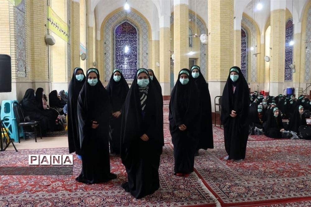 اجرای سرود انصاری‌ها به‌مناسبت میلاد حضرت مهدی (عج) در البرز