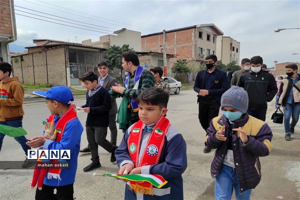 راهپیمایی مهدوی یاوران در گلوگاه