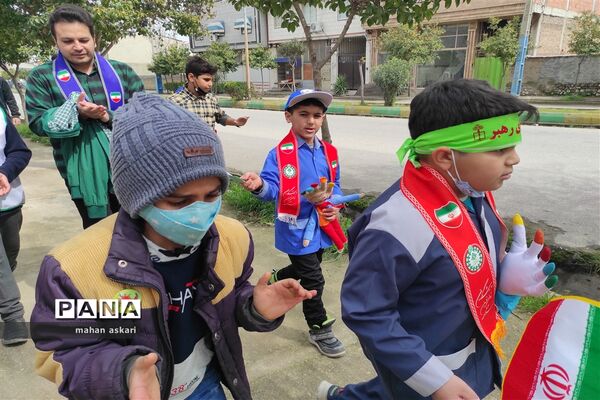 راهپیمایی مهدوی یاوران در گلوگاه