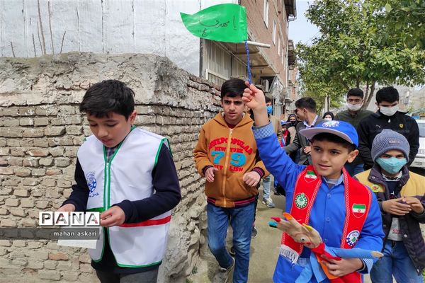 راهپیمایی مهدوی یاوران در گلوگاه