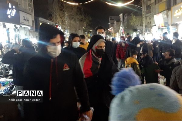 شلوغی بازار افسریه 2 روز مانده به عید نوروز