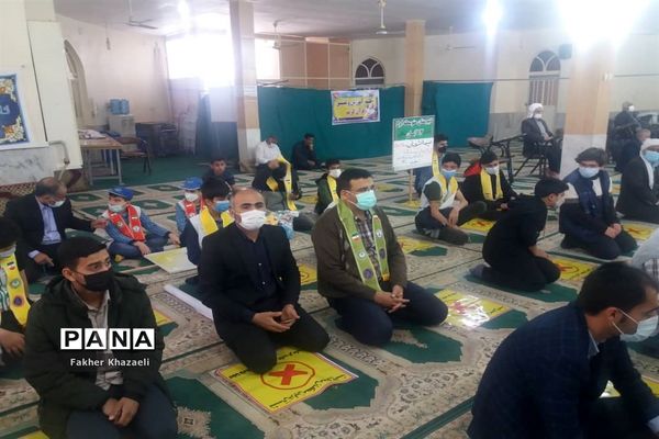 حضور مهدی یاوران در نمازجمعه هندیجان