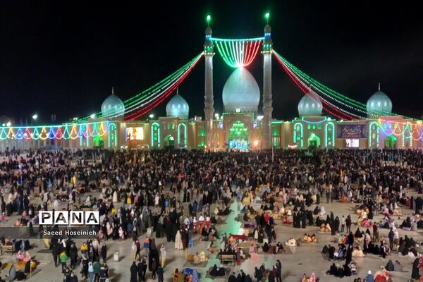 جشن نیمه شعبان و پیاده‌روی زائران به مسجد جمکران-4