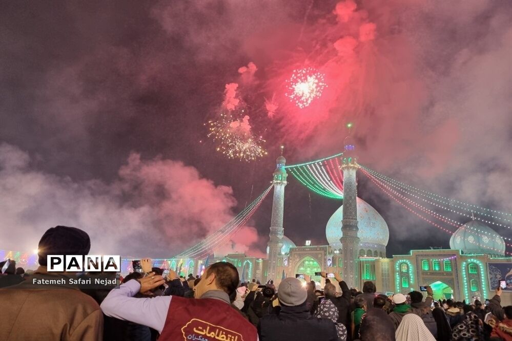 جشن نیمه شعبان و پیاده‌روی زائران به مسجد جمکران-4