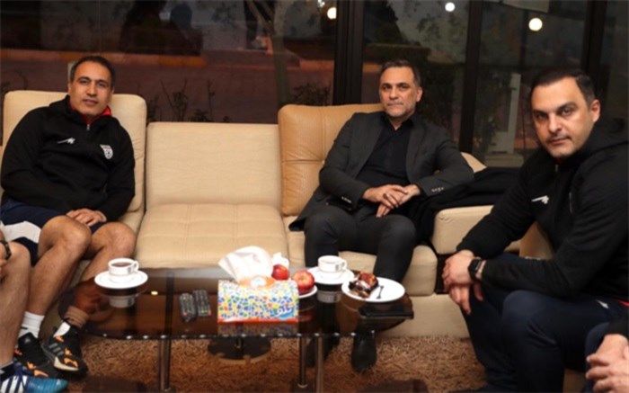 دیدار سرپرست فدراسیون فوتبال با کادر فنى تیم ملی فوتبال المپیک