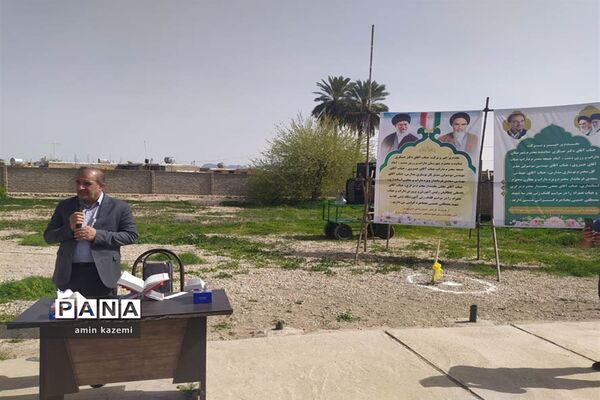 کلنگ‌زنی و بازسازی آموزشگاه‌های بختاجرد، محمد‌آباد و شهنان از روستاهای داراب