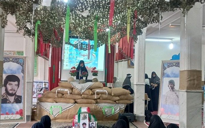 گرامیداشت یاد شهیدان «ساکت» و «عشریه» در دبیرستان شهید آوینی قم+عکس