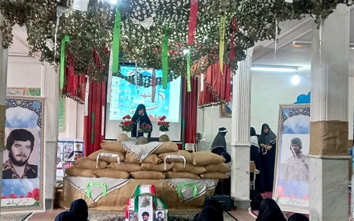 گرامیداشت یاد شهیدان «ساکت» و «عشریه» در دبیرستان شهید آوینی قم+عکس