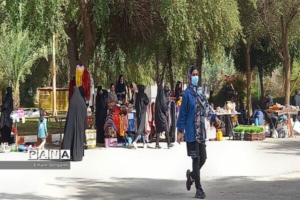 برپایی نمایشگاه تولیدات زنان سرپرست خانواده در شوشتر
