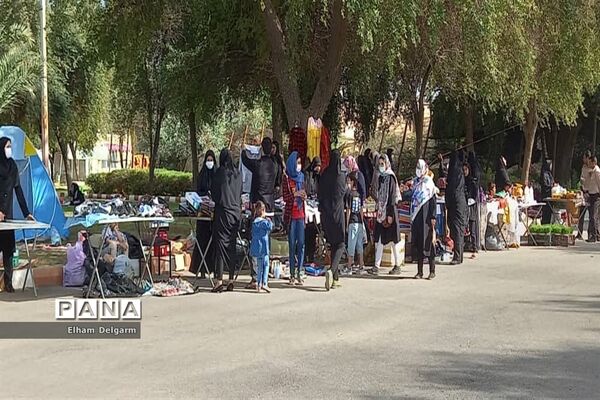 برپایی نمایشگاه تولیدات زنان سرپرست خانواده در شوشتر