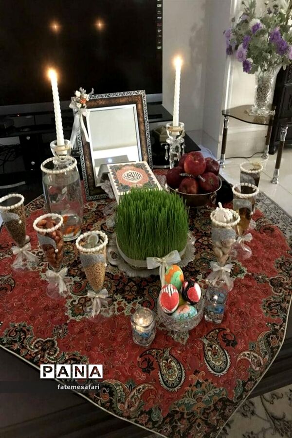 سفره‌های هفت‌سین با فرارسیدن بهار در فیروزکوه