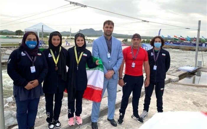 کسب ۲ مدال نقره و برنز در قایقرانی اسلالوم قهرمانی آسیا