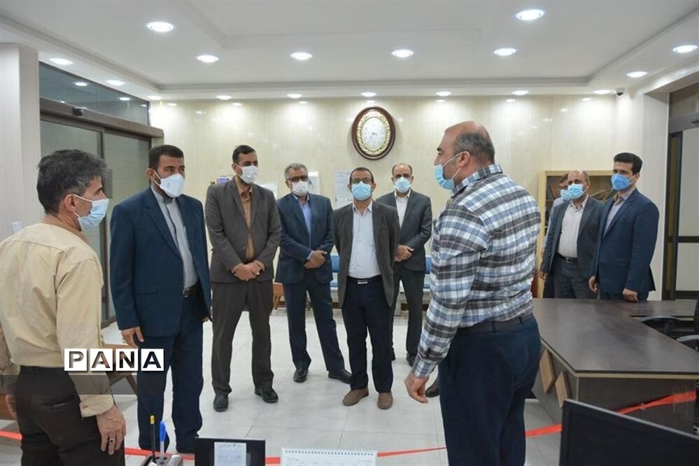 دیدار نوروزی مدیرکل آموزش و پرورش استان بوشهر با همکاران اداره‌کل