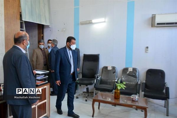 دیدار نوروزی مدیرکل آموزش و پرورش استان بوشهر با همکاران اداره‌کل