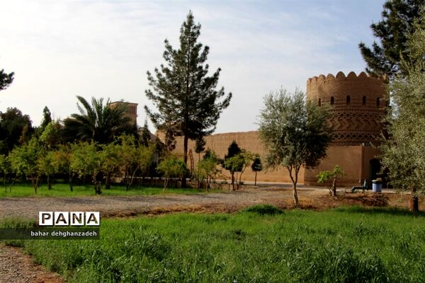 فضای زیبای باغ دولت‌آباد یزد در ایام نوروز
