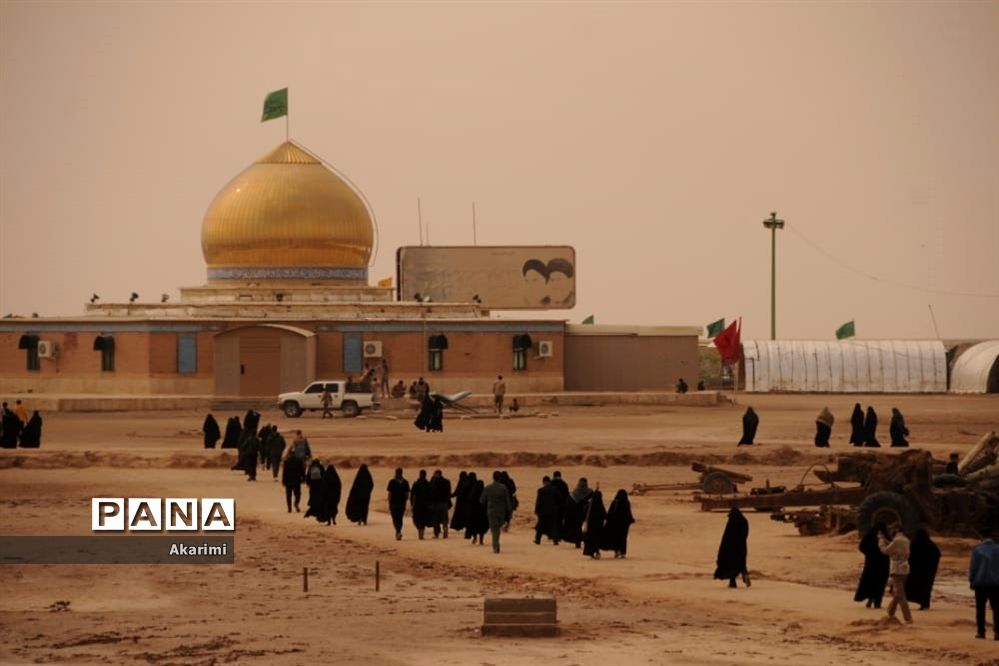 اردوی راهیان نور در یادمان طلاییه